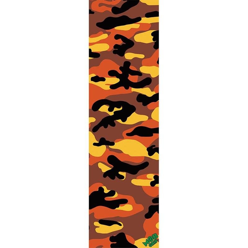 Mob Grip 9″ x 33″ (ORANGE CAMO) Skateboard Grip Tape 1pc