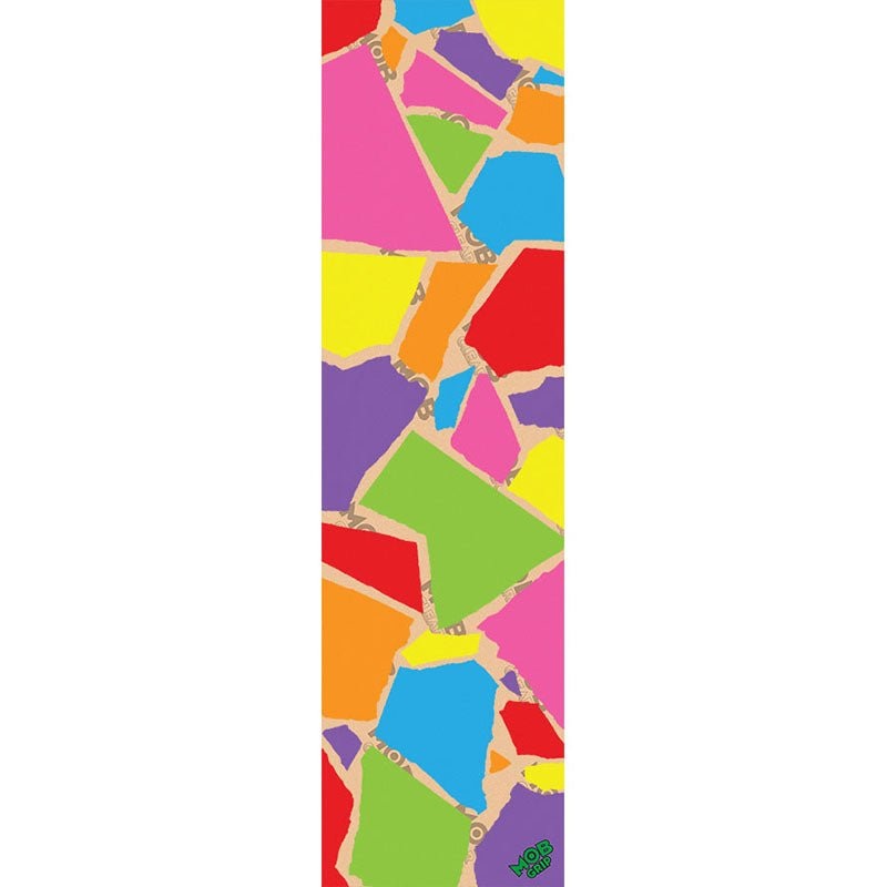 Mob Grip Color Tears Multi-Color Clear Skateboard Grip Tape 1pc