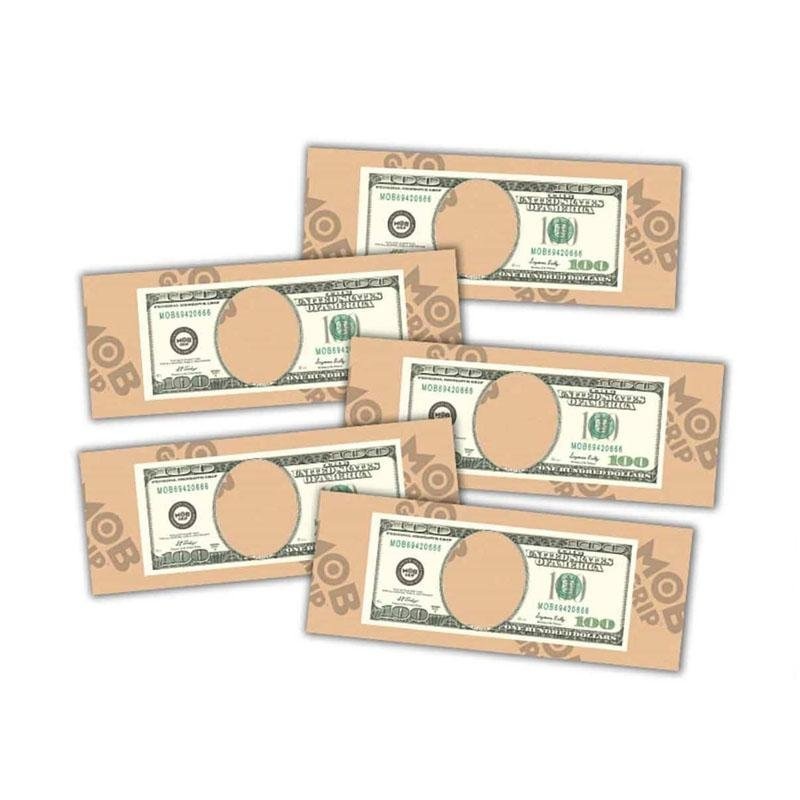 Mob Grip Tape  9″ x 3.25 Hundos Clear Grip Strips 5pk