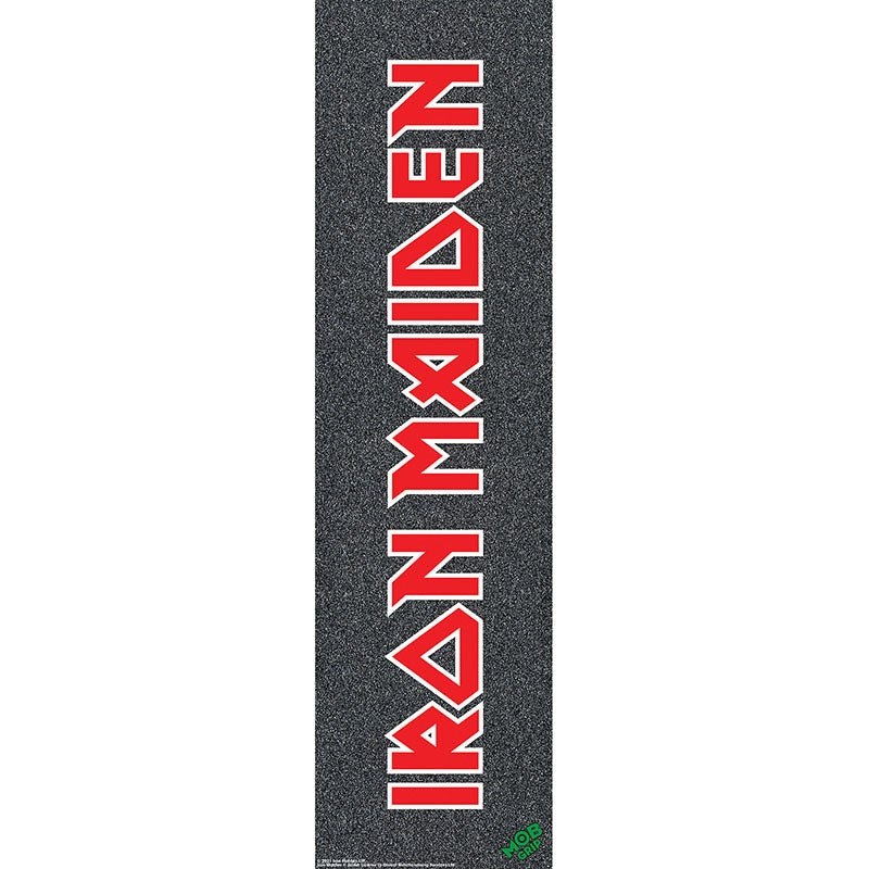 MOB Grip X Iron Maiden 9″ x 33″ Logo Skateboard Grip Tape 1pc
