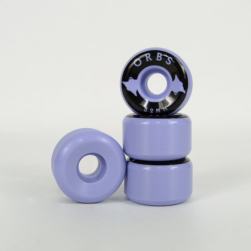 Welcome Skateboards – 52mm (99a) Orbs Specter Solids Wheels – Lavender