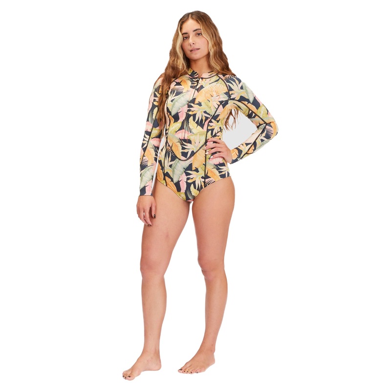 2/2mm Womens Billabong Salty Daze L/S Spring Jungle Night KYG6 2