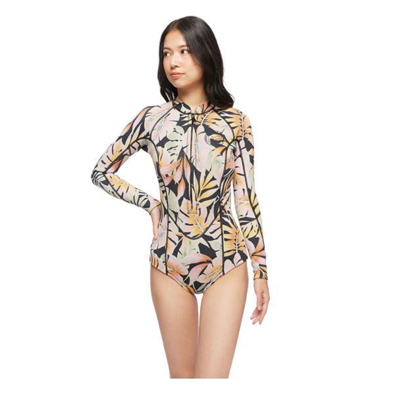 2/2mm Womens Billabong Salty Daze L/S Spring Paradise Black – KVD6 2