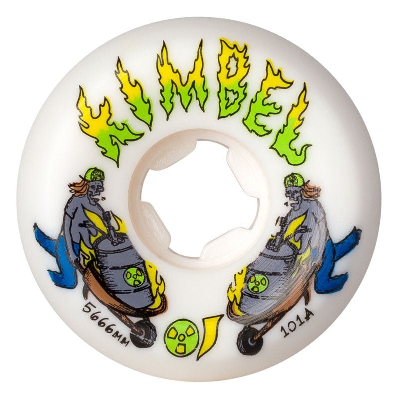 OJ 56mm 101a Kimbel Kegger Barrel Elite Mini Combo Skateboard Wheels 4pk
