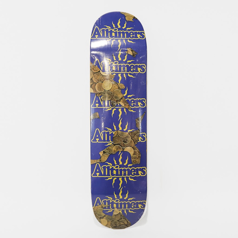Alltimers – 8.125″ Coins Vacation Skateboard Deck