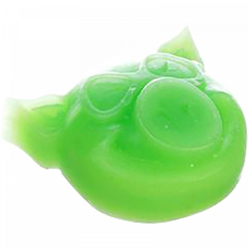Pig Head Raised Green Skateboard Curb Wax