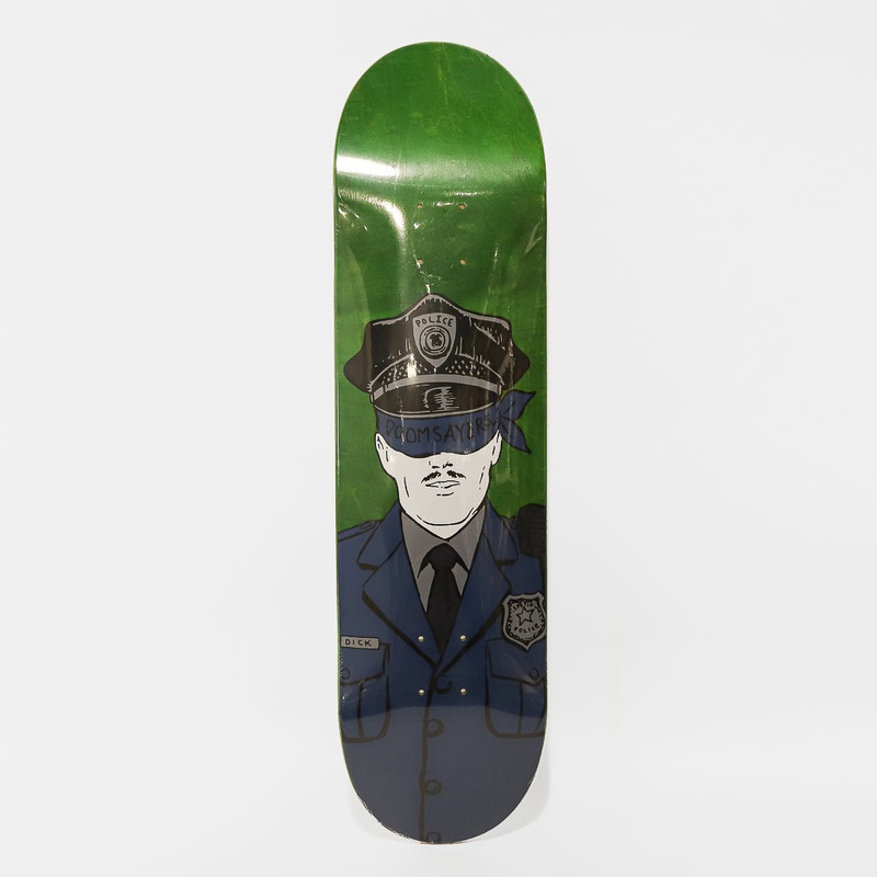 Doom Sayers – 8.25″ Corp Cop Skateboard Deck – Green