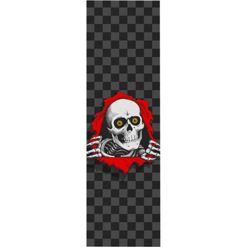 Powell Peralta 10″ x 33″ Ripper Checker Black Skateboard Grip Tape