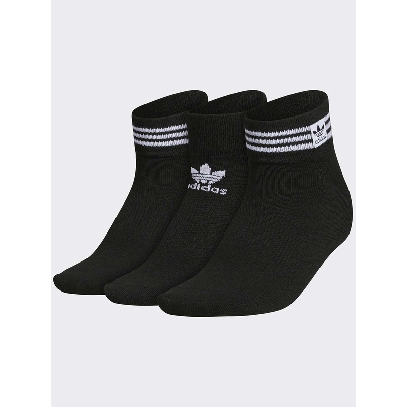 Superlite 3-Stripes Low-Cut 3 Pack Socks O/S BLACK/WHITE