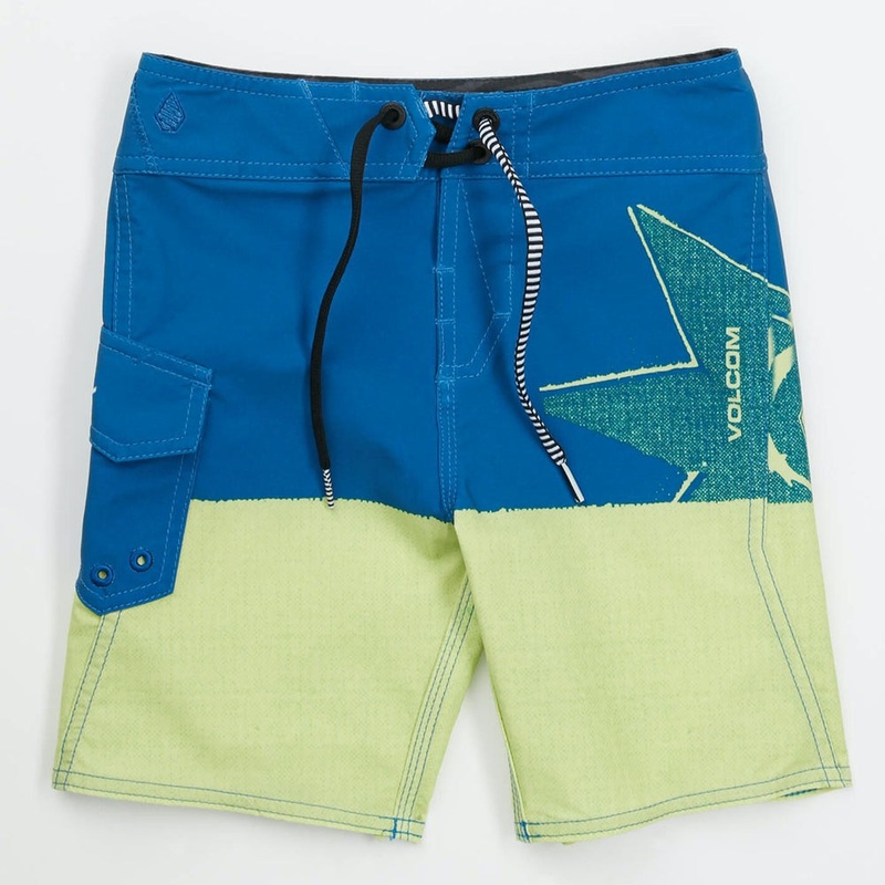 Boardshorts – Volcom Lido Block Mod – Blue/Yellow 4T