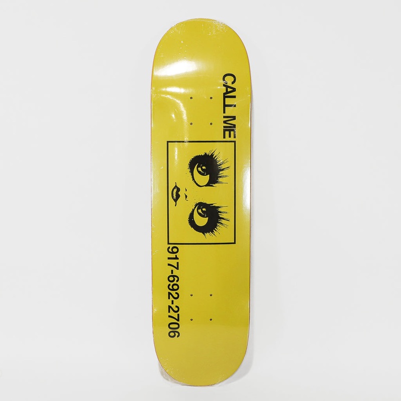 Call Me 917 – 8.38″ Eyes Skateboard Deck – Yellow
