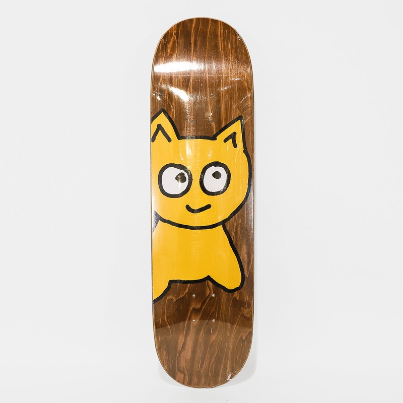 Meow Skateboards – 8.5 Big Cat Skateboard Deck – Assorted Stain Green