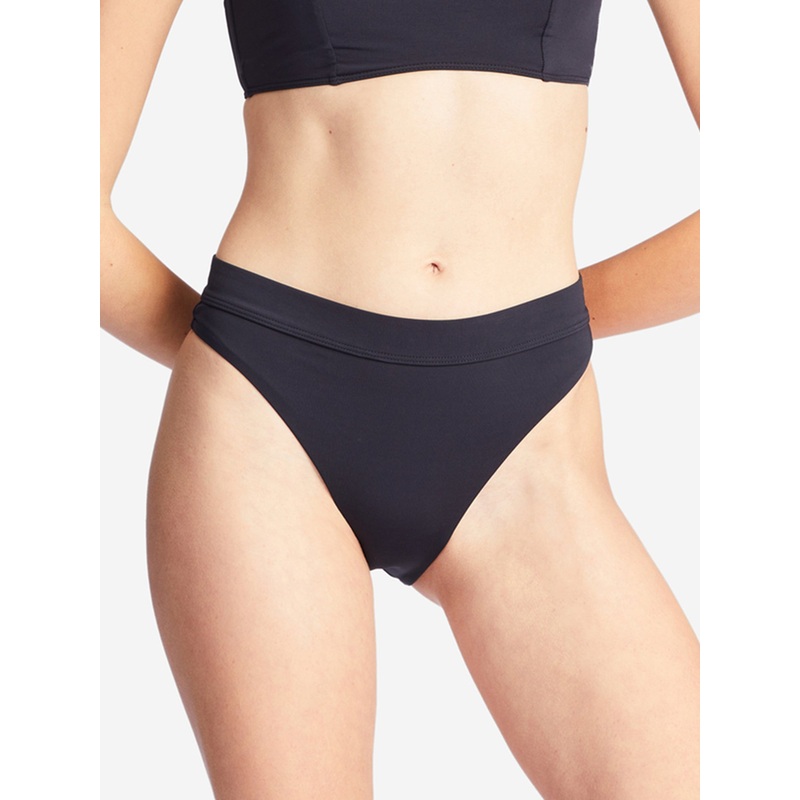 Sol Searcher Maui Rider Bikini Bottom XS BLACK PEBBLE (BPB)