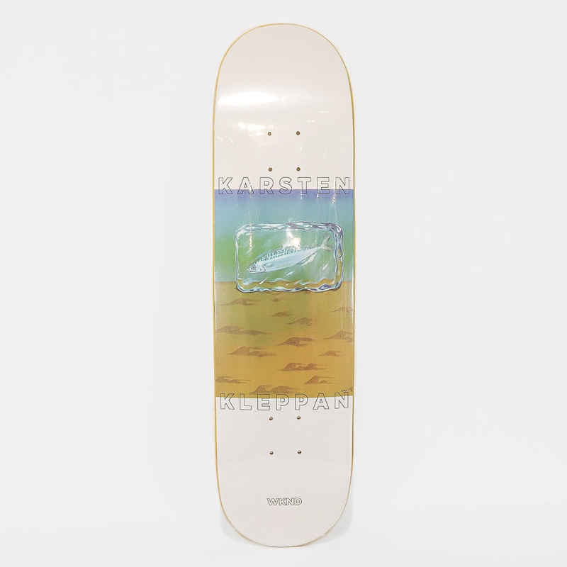 WKND Skateboards – 8.375″ Karsten Kleppan Fish In Ice Skateboard Deck