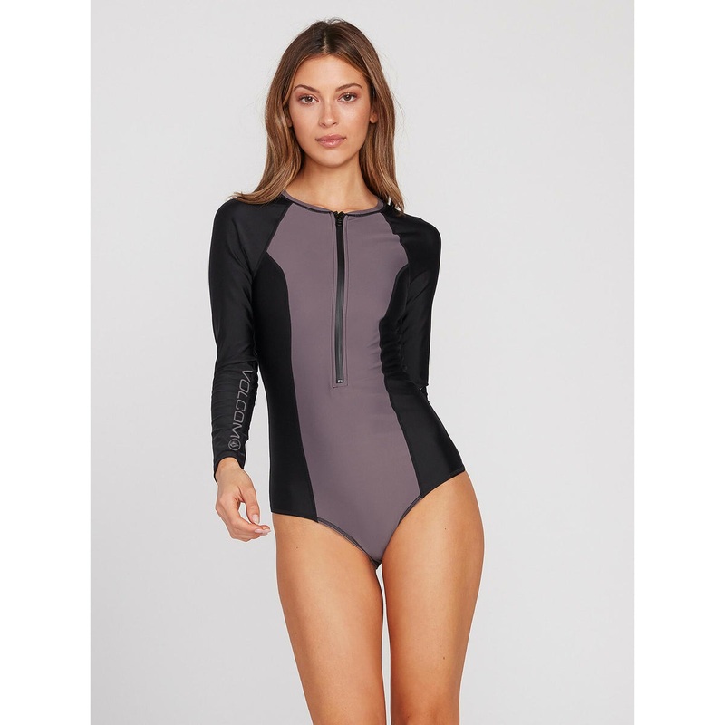 Volcom – Women’s Simply Solid Bodysuit – Steel Purple S