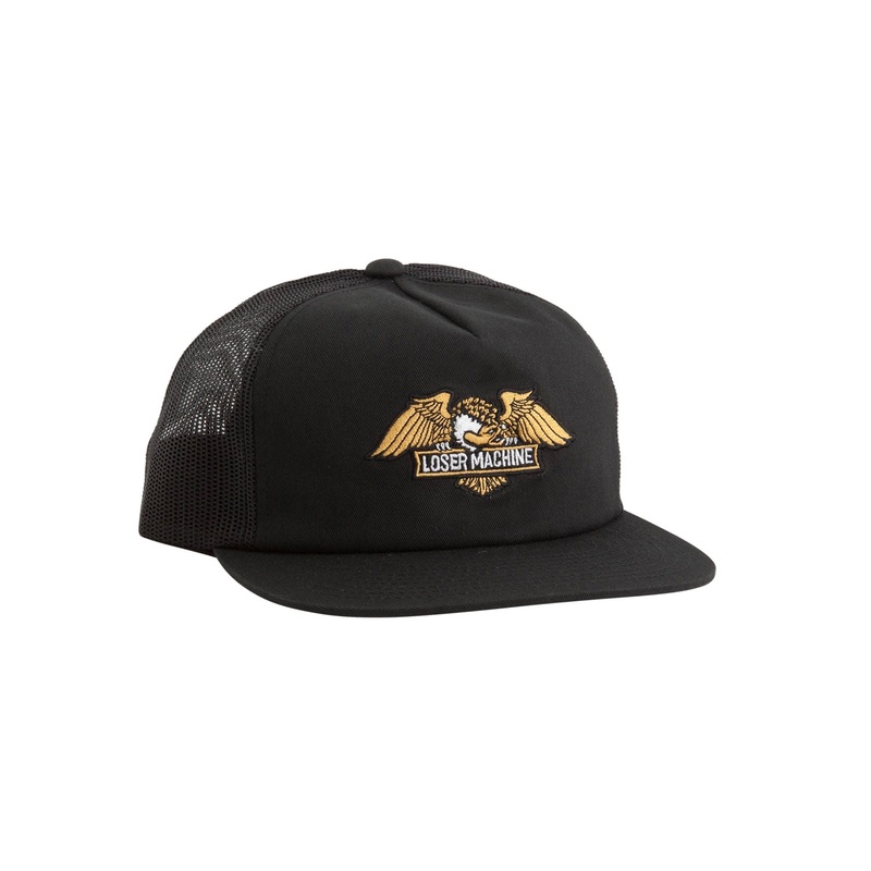 Wings Trucker Snapback Hat O/S BLACK (BLK)