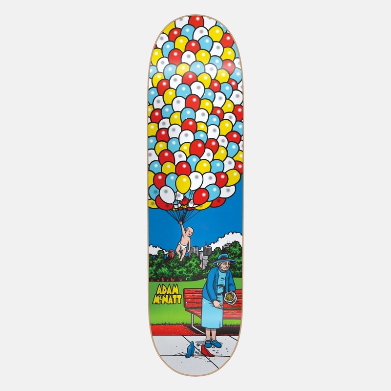 101 Skateboards – 8.5″ Adam McNatt Balloons Deck