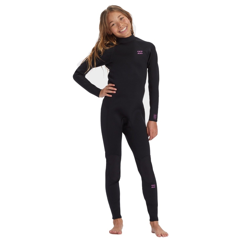 3/2 Girls Billabong 6-Foil Back Zip GBS Fullsuit Black Orchid (Age  6-16) **1-2 WEEKS ** 12