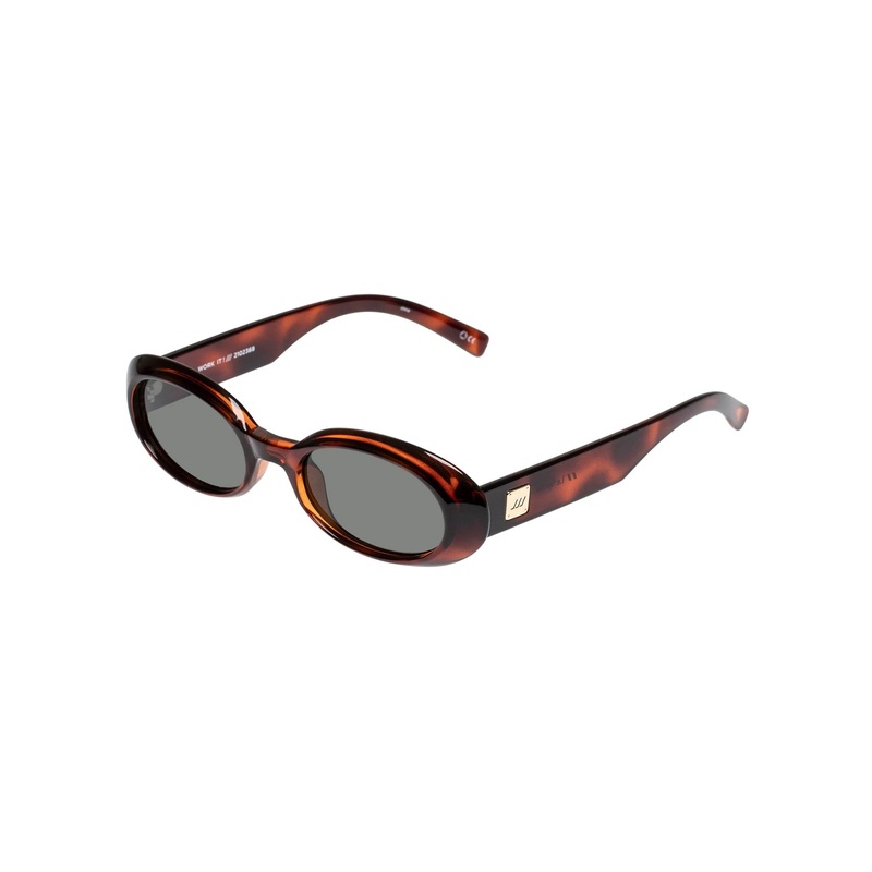 Work It! Sunglasses O/S TOFFEE TORT/GREEN MONO