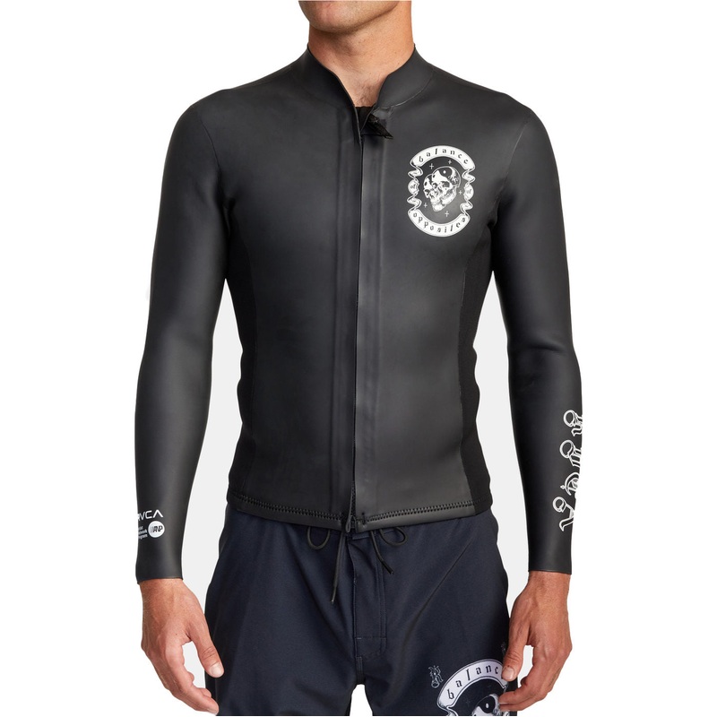 2mm Men RCVA Benjamin Jeanjean Front Zip Wetsuit Jacket **1-2 WEEKS ** S