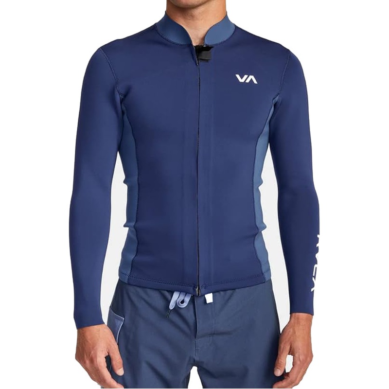 2mm Mens RVCA Balance Front Zip Wetsuit Jacket – Navy **1-2 WEEKS ** S