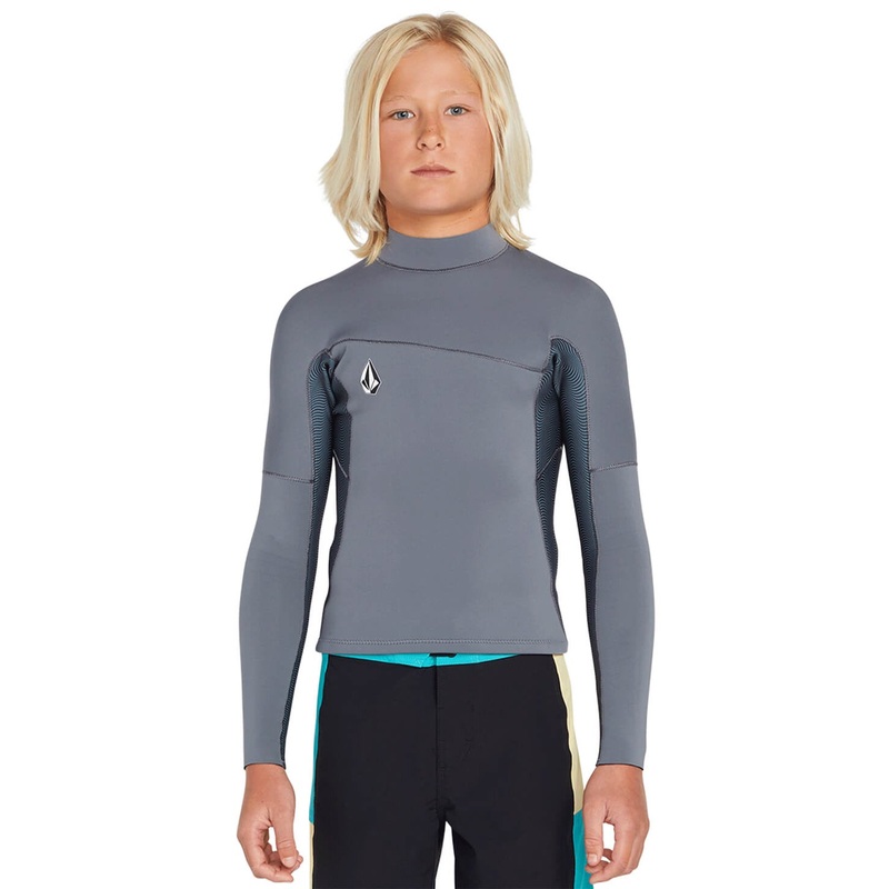 2mm Youth Volcom Modulator Long Sleeve Wetsuit Jacket – Charcoal **1-2 WEEKS ** 8