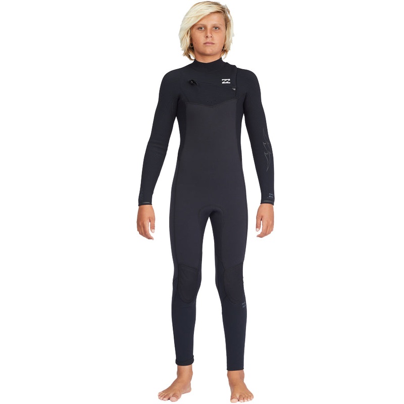 4/3 Boys Billabong Revolution Front Zip Full Wetsuit Black **1-2 WEEKS ** 2