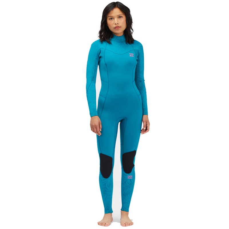 3/2 Women’s Billabong Synergy Back Zip Fullsuit Teal **1-2 WEEKS ** 2