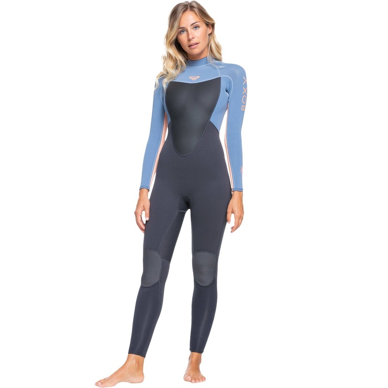 3/2mm Roxy Prologue Back Zip Cloud Black/Powder Grey/Sunglow **1-2 WEEKS ** XS (2)