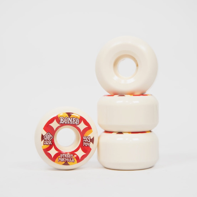 Bones – 53mm (103a) STF V5 Sidecut Retros Skateboard Wheels
