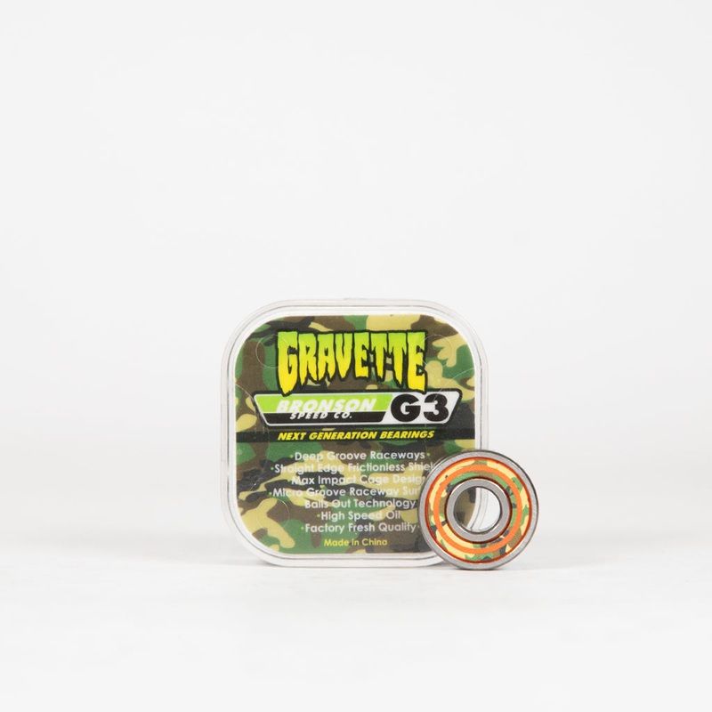 Bronson Speed Co. – David Gravette Pro G3 Skateboard Bearings