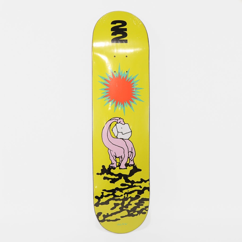 Quasi Skateboards – 8.0″ Dino 1 Skateboard Deck (Yellow)