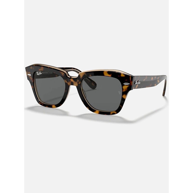 State Street Sunglasses 52 BRN TORTOISE/DK GREY CLAS