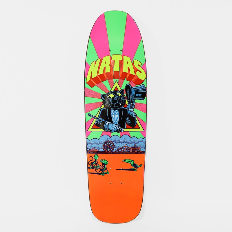 101 Skateboards – 9.25″ Natas Kaupas Panther Skateboard Deck (Screen Printed)