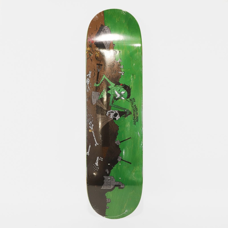 Baker Skateboards – 8.5″  Rowan Zorilla Wizardry Neckface Skateboard Deck (Various Stains) Green