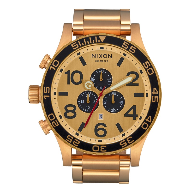 51-30 Chrono Watch O/S ALL GOLD/GOLD/BLK (3192)