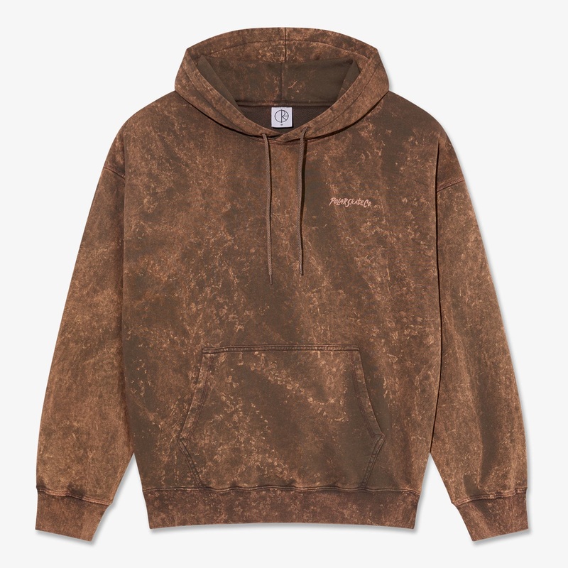 Acid Surf Logo Hoodie (Brown) MEDIUM