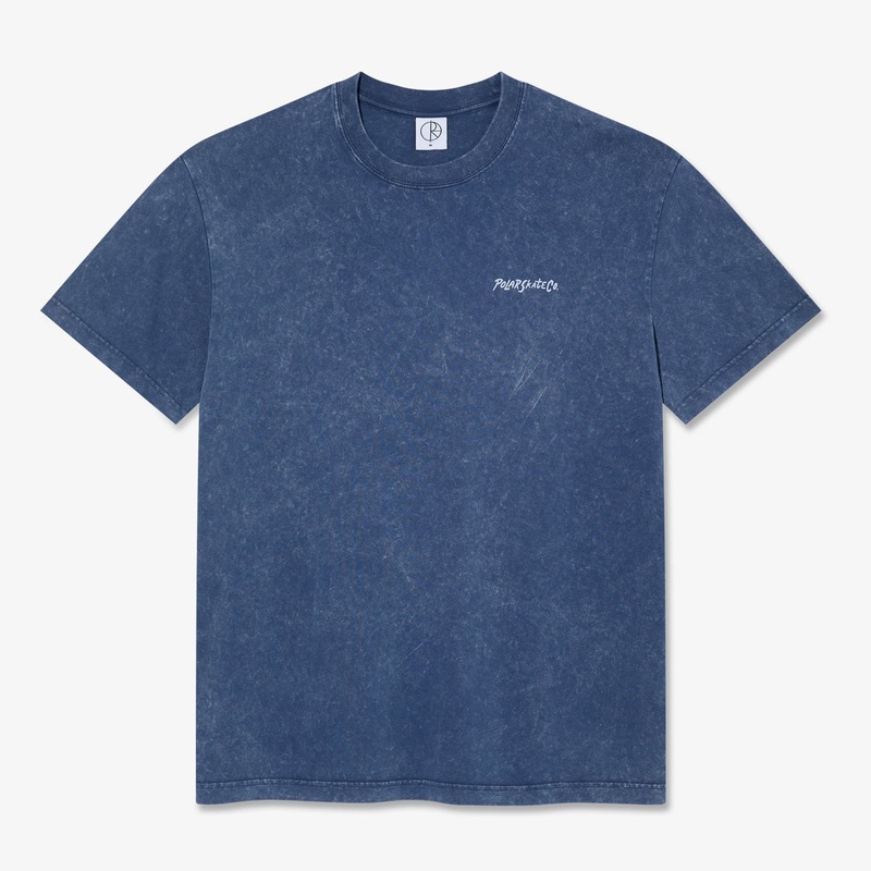 Acid Surf Logo Tee (Dark Blue) MEDIUM