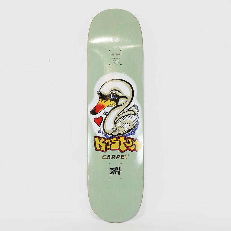 Carpet Company – 8.1″ Eric Koston Guest Model Swan Skateboard Deck – Mint Stain
