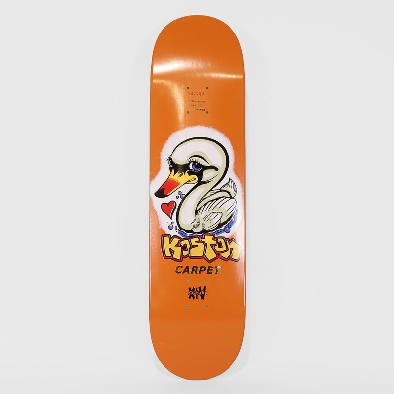 Carpet Company – 8.25″ Eric Koston Guest Model Swan Skateboard Deck – Various White