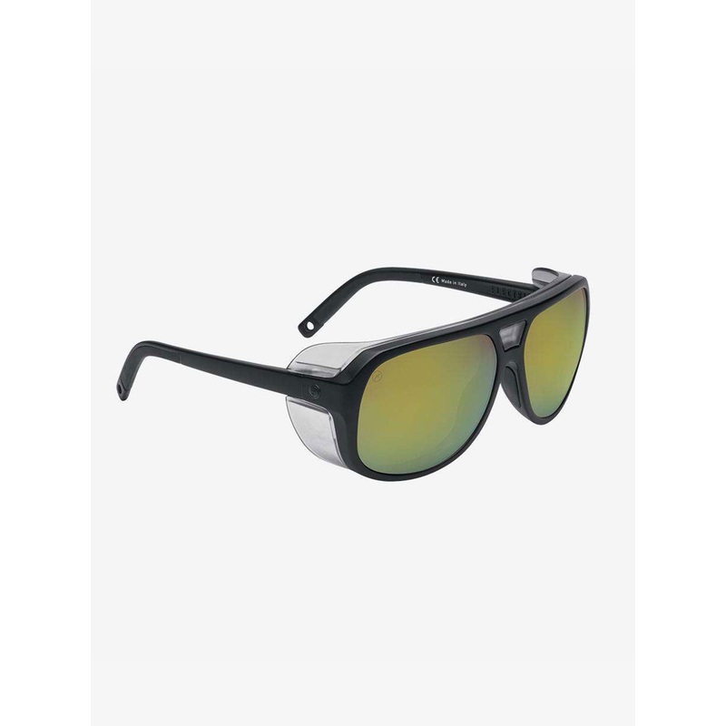 Stacker Sunglasses O/S MATTE BLACK/GREEN POL PRO