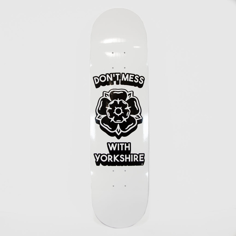 Welcome Skate Store – 8.25 DMWY Skateboard Deck (High Concave) – White Dipped