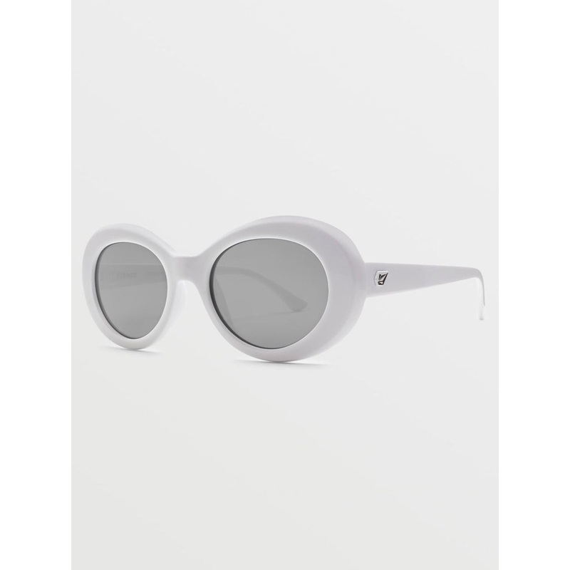 Stoned Sunglasses O/S GLOSS WHT/GRY SIL FLASH