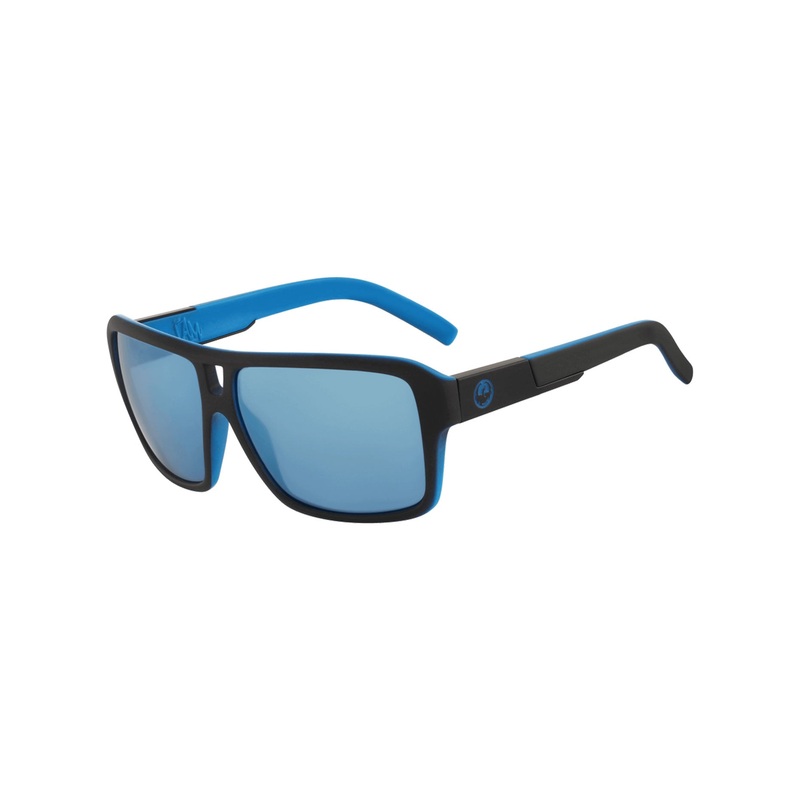The Jam LL Ion Sunglasses O/S MATTE BLACK/SKY BLUE ION