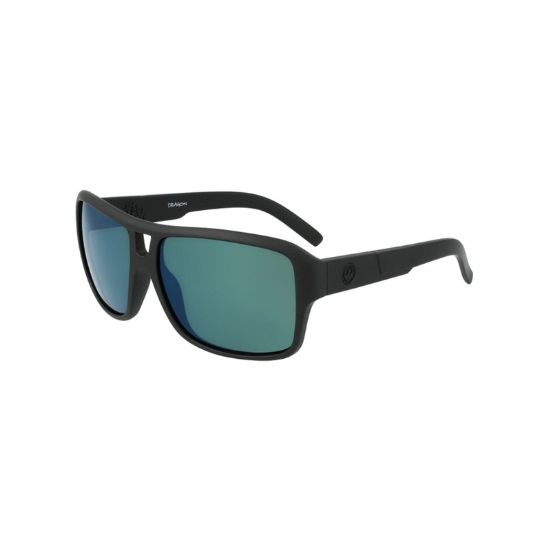 The Jam Small LL H2O Polarized Sunglasses O/S MATTE BLACK/LL PETROL