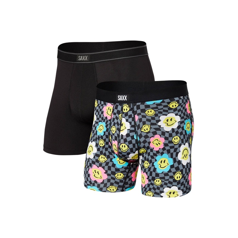 Daytripper Brief Fly 2 Pack Good Vibrations Boxer XS GOOD VIBRATIONS/BLK (GVL)