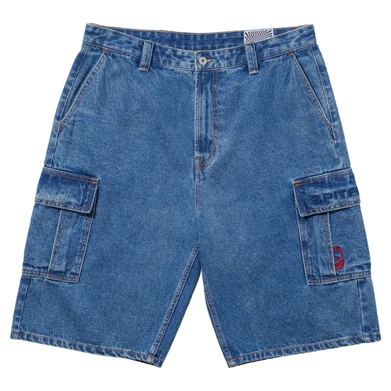 SPITFIRE CLASSIC ’87 DENIM CARGO SHORT LIGHT STONE WASH 30