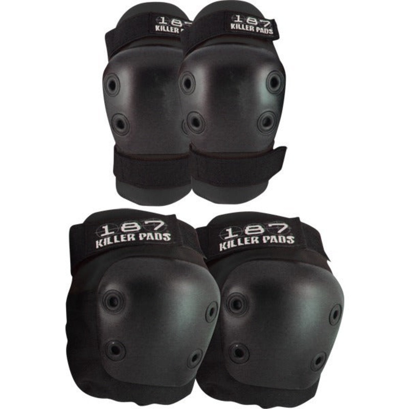 187 KILLER PADS – SET (KNEES & ELBOWS) BLACK SMALL/MED