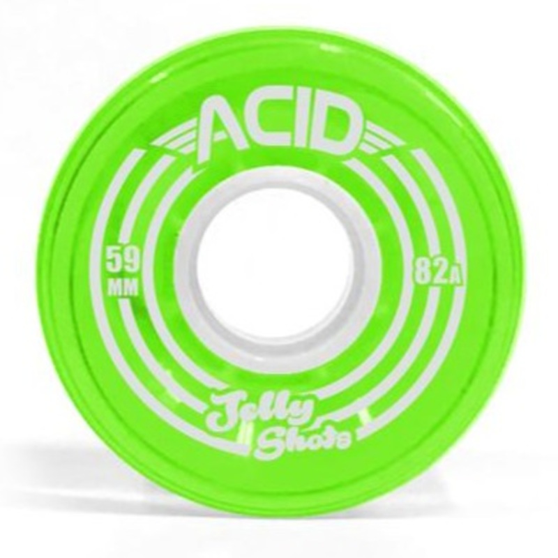 ACID CHEMICAL CRUISER WHEEL – JELLY SHOTS (59MM) GREEN