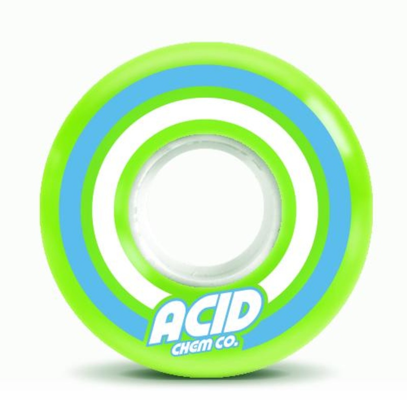 ACID CHEMICIAL CRUISER WHEEL – PODS CONICAL 86A (55MM) WHITE